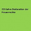 A00 220 Jahre Deklaration Frauenrechte